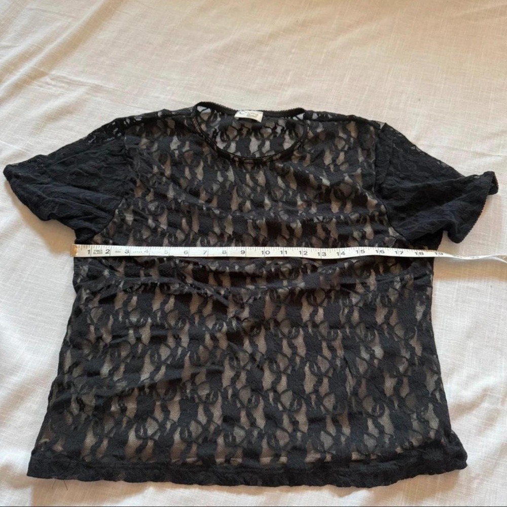 Y2K black lace top - Picture 7 of 7